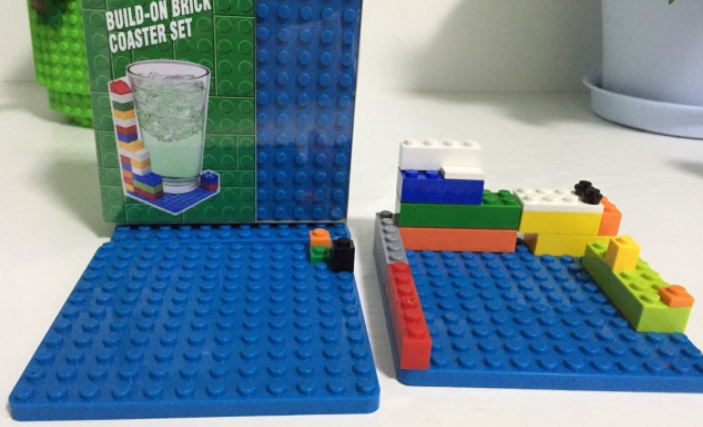 乐高硅胶杯垫 乐高硅胶杯垫