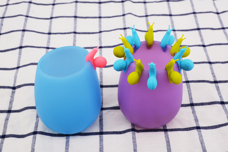 酒杯识别器,硅胶酒杯识别器,蜗牛酒杯标识 酒杯识别器,硅胶酒杯识别器,蜗牛酒杯标识