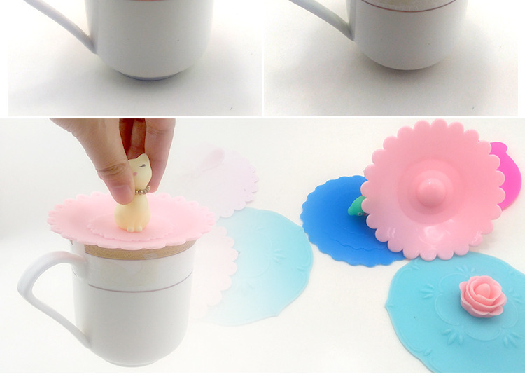 硅胶杯盖,圆形杯盖,卡通定制杯盖 硅胶杯盖,圆形杯盖,卡通定制杯盖