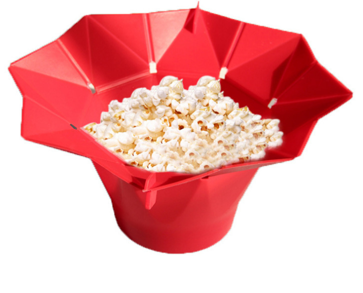 硅胶折叠爆米花桶厂家 硅胶折叠爆米花桶厂家